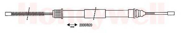 BENDIX 431202B Трос, стоянкова гальмівна система