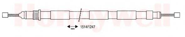 BENDIX 431246B Трос, стоянкова гальмівна система