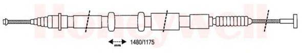 BENDIX 431364B Трос, стоянкова гальмівна система