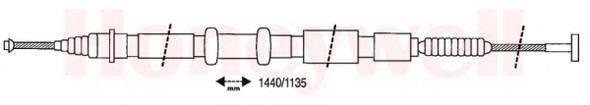 BENDIX 431365B Трос, стоянкова гальмівна система