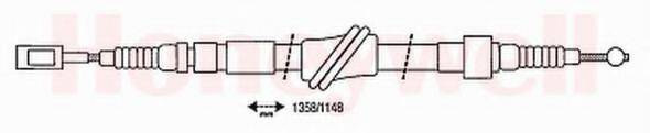 BENDIX 432632B Трос, стоянкова гальмівна система