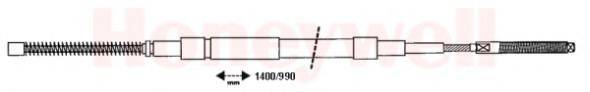 BENDIX 432694B Трос, стоянкова гальмівна система