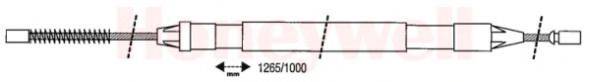 BENDIX 432855B Трос, стоянкова гальмівна система