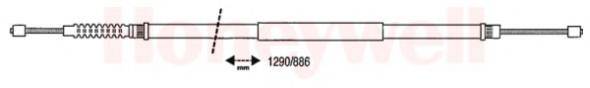 BENDIX 432919B Трос, стоянкова гальмівна система