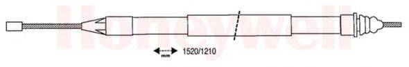 BENDIX 432971B Трос, стоянкова гальмівна система