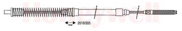 BENDIX 433011B Трос, стоянкова гальмівна система