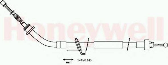 BENDIX 433039B Трос, стоянкова гальмівна система