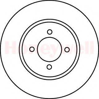 BENDIX 561056B гальмівний диск