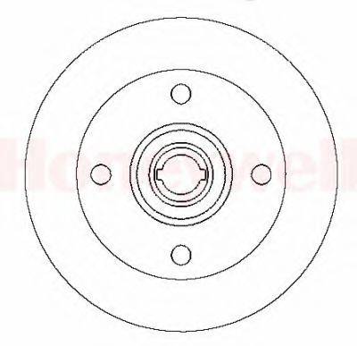 BENDIX 561093B гальмівний диск