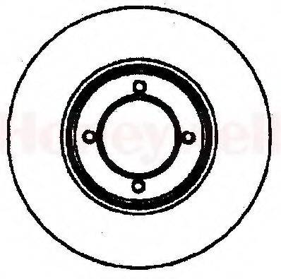 BENDIX 561155B гальмівний диск