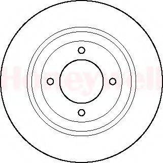 BENDIX 561241B гальмівний диск