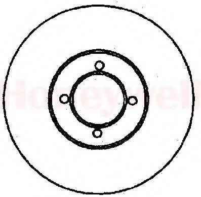 BENDIX 561318B гальмівний диск