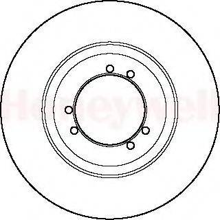 BENDIX 561365B гальмівний диск