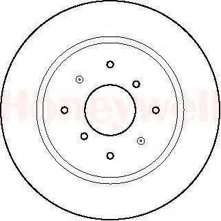 BENDIX 561475B гальмівний диск