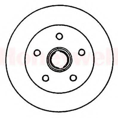 BENDIX 561538B гальмівний диск