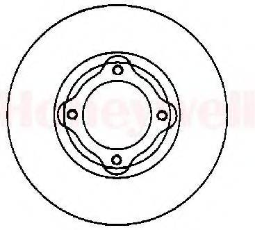 BENDIX 561539B гальмівний диск