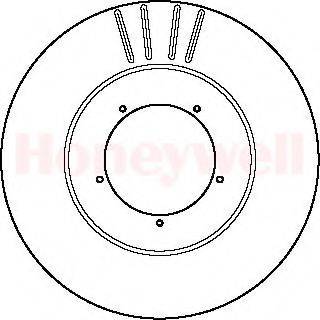 BENDIX 561796B гальмівний диск