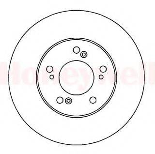 BENDIX 561814B гальмівний диск