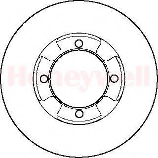 BENDIX 561816B гальмівний диск