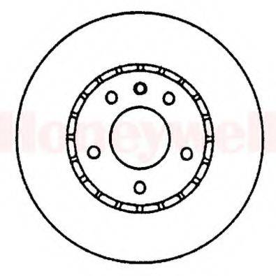 BENDIX 561821B гальмівний диск