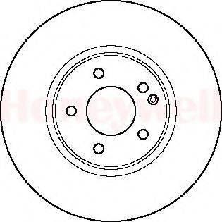 BENDIX 562097B гальмівний диск