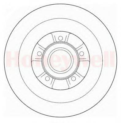 BENDIX 562170B гальмівний диск