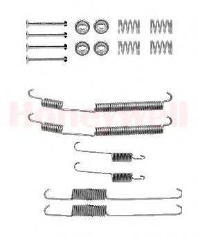 BENDIX 771284B Комплектуючі, гальмівна колодка