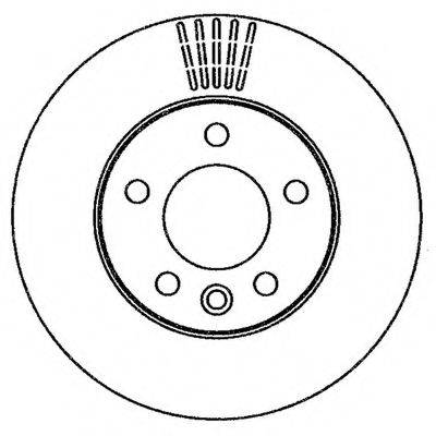 BENDIX 562262B гальмівний диск