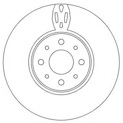 BENDIX 562295B гальмівний диск