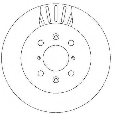 BENDIX 562308B гальмівний диск