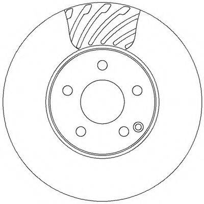 BENDIX 562333B гальмівний диск