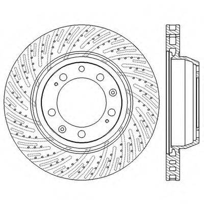 BENDIX 562591BC гальмівний диск