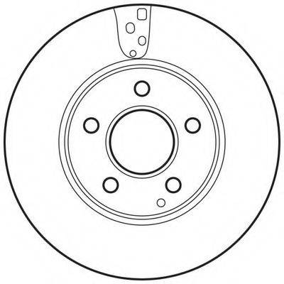 BENDIX 562637BC гальмівний диск