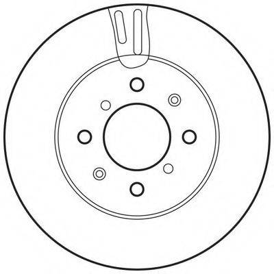 BENDIX 562754BC гальмівний диск