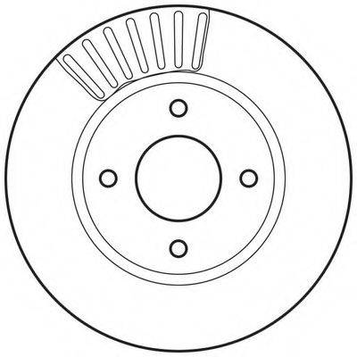 BENDIX 562811BC гальмівний диск