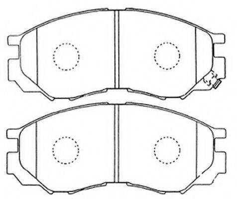 FIT FP3132 Комплект гальмівних колодок, дискове гальмо