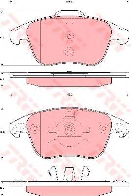 DR!VE+ DP1010100514 Комплект гальмівних колодок, дискове гальмо