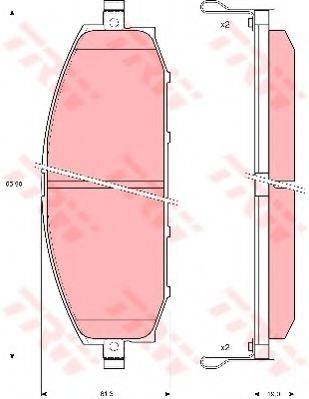 DR!VE+ DP1010100325 Комплект гальмівних колодок, дискове гальмо