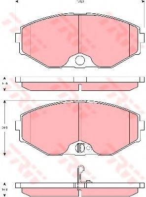 DR!VE+ DP1010100537 Комплект гальмівних колодок, дискове гальмо