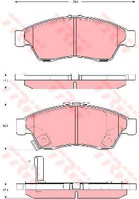 DR!VE+ DP1010100256 Комплект гальмівних колодок, дискове гальмо