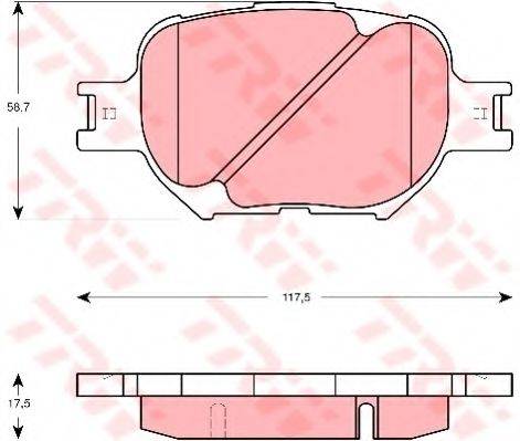 DR!VE+ DP1010100141 Комплект гальмівних колодок, дискове гальмо