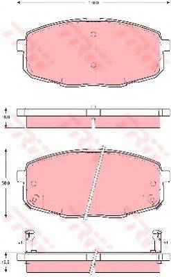 DR!VE+ DP1010100027 Комплект гальмівних колодок, дискове гальмо