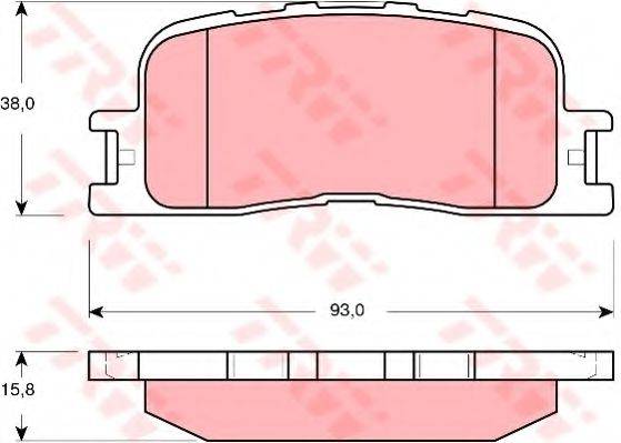 DR!VE+ DP1010100346 Комплект гальмівних колодок, дискове гальмо