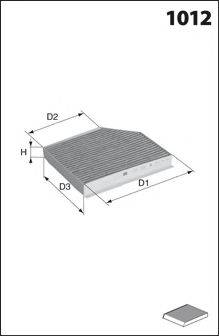 DR!VE+ DP1110120058 Фільтр, повітря у внутрішньому просторі