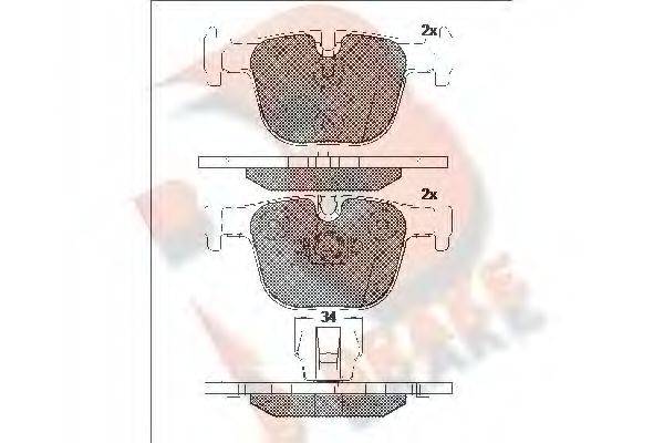 R BRAKE RB2064
