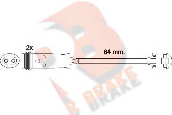 R BRAKE 610484RB Сигналізатор, знос гальмівних колодок