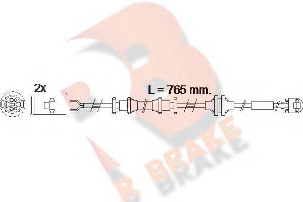 R BRAKE 610535RB Сигналізатор, знос гальмівних колодок