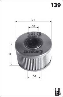 LUCAS FILTERS LFDE126 Паливний фільтр