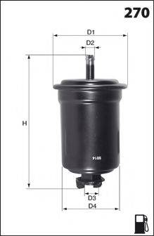 LUCAS FILTERS LFPF019 Паливний фільтр