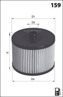 LUCAS FILTERS LFDE142 Паливний фільтр